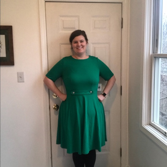 eloquii green dress